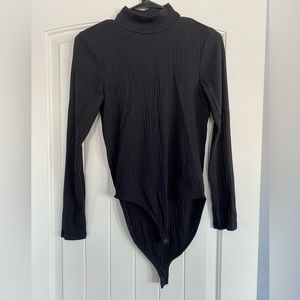Gap Mock Neck Ribbed Bodysuit | Size Medium | NWOT